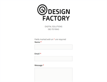 Tablet Screenshot of designfactory.co.za